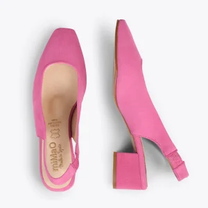 MiMaO ShopOnline URBAN LADY – Escarpins à Talon Moyen à Bride Arrière FUCHSIA 11