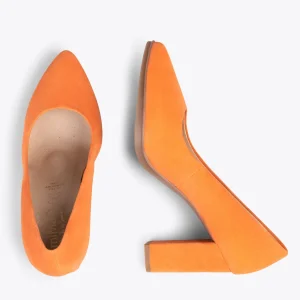 MiMaO ShopOnline URBAN – Chaussures à Talon Haut En Daim ORANGE 11