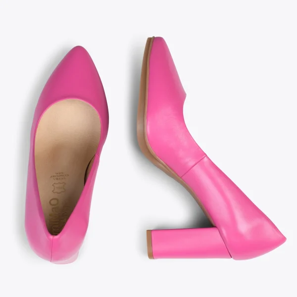 MiMaO ShopOnline URBAN SOIRÉE – Chaussures à Talon Haut En Cuir Nappa FUCHSIA 3