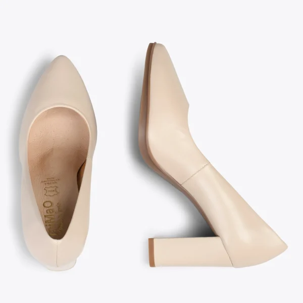 MiMaO ShopOnline URBAN SOIRÉE – Chaussures à Talon Haut En Cuir Nappa BEIGE 3