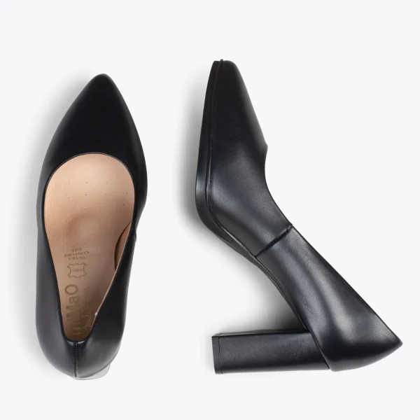 MiMaO ShopOnline URBAN SOIRÉE – Chaussures à Talon Haut En Cuir Nappa NOIR 3