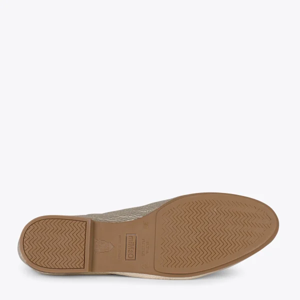MiMaO ShopOnline STYLE – Mocassins En Cuir Avec Détail Métallique PLATINE 6