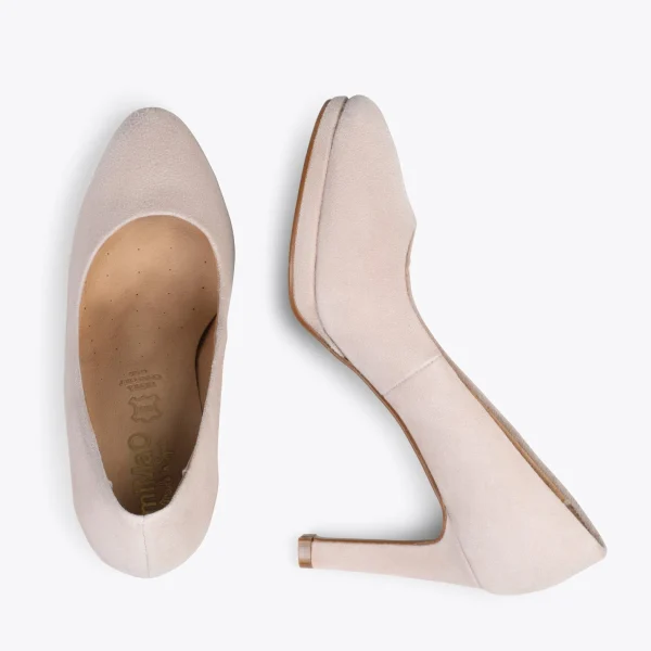 MiMaO ShopOnline PLATEFORME – Escarpins à Talon Haut Et Plateforme NUDE 3