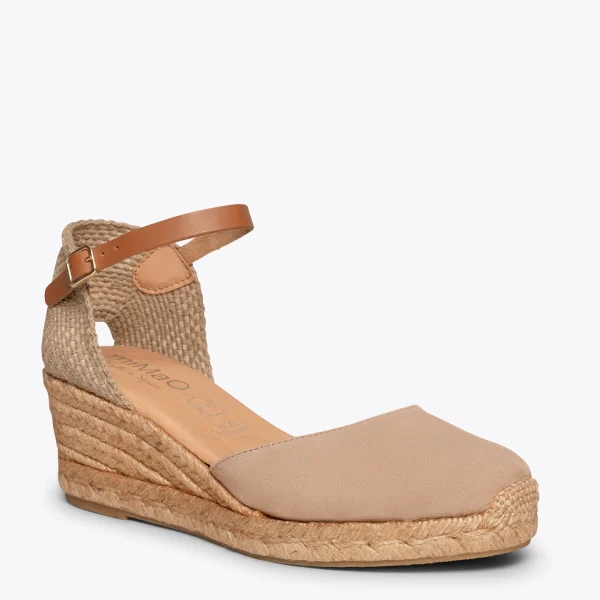 MiMaO ShopOnline ALTEA – Espadrilles à Talon Moyen NUDE 5