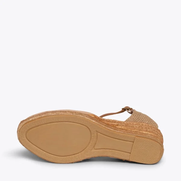 MiMaO ShopOnline ALTEA – Espadrilles à Talon Moyen NUDE 6
