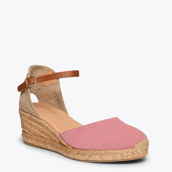 MiMaO ShopOnline ALTEA – Espadrilles à Talon Moyen ROSE 5