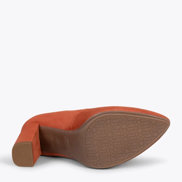MiMaO ShopOnline URBAN – Chaussures à Talon Haut En Daim TUILE 6
