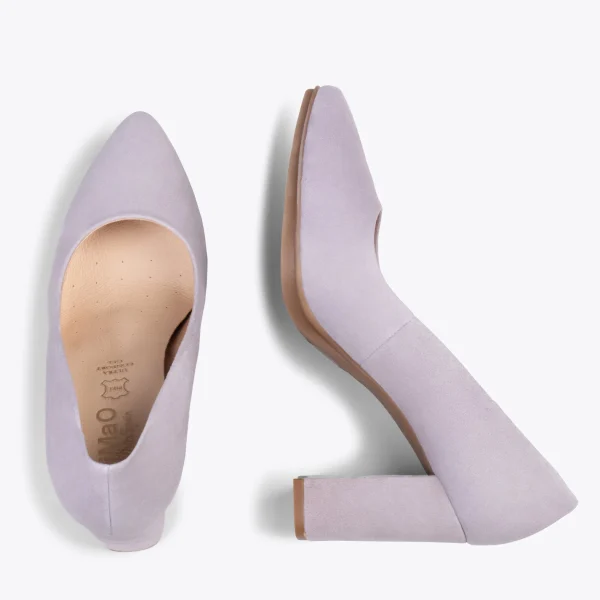 MiMaO ShopOnline URBAN – Chaussures à Talon Haut En Daim GRIS 3