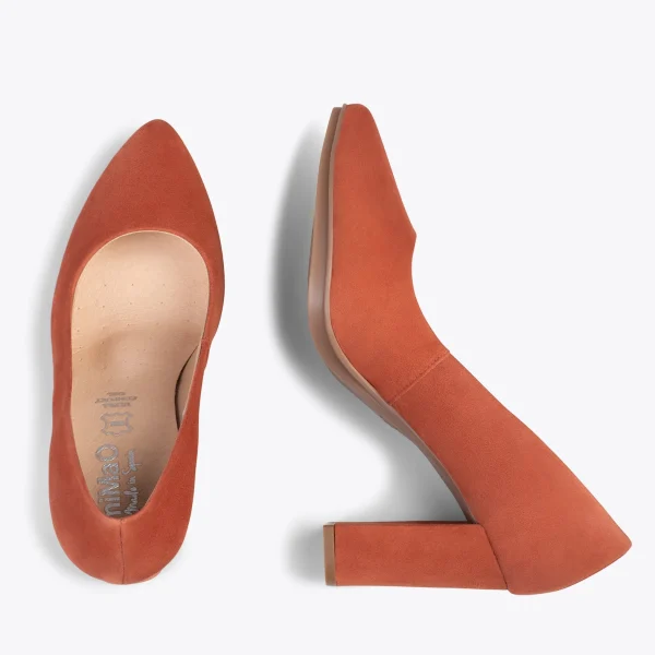 MiMaO ShopOnline URBAN – Chaussures à Talon Haut En Daim TUILE 3
