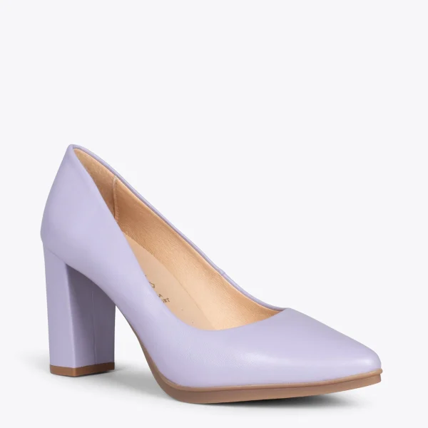 MiMaO ShopOnline URBAN SOIRÉE – Chaussures à Talon Haut En Cuir Nappa LILA 5