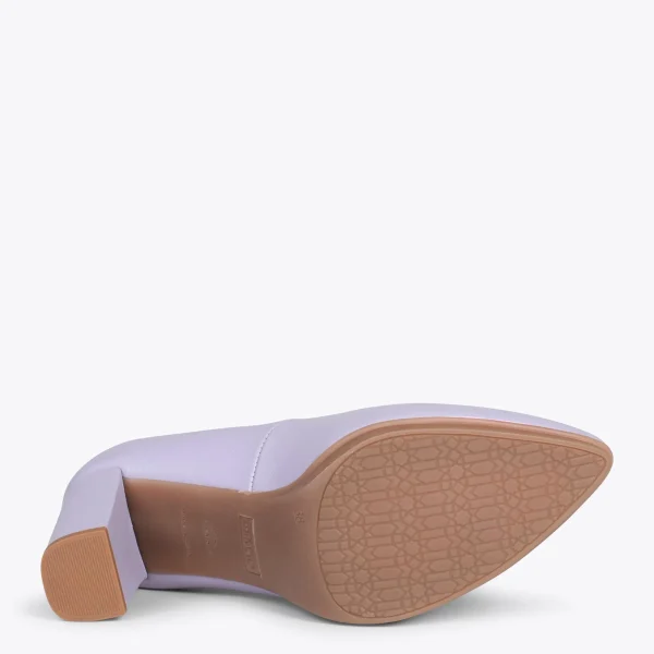 MiMaO ShopOnline URBAN SOIRÉE – Chaussures à Talon Haut En Cuir Nappa LILA 6