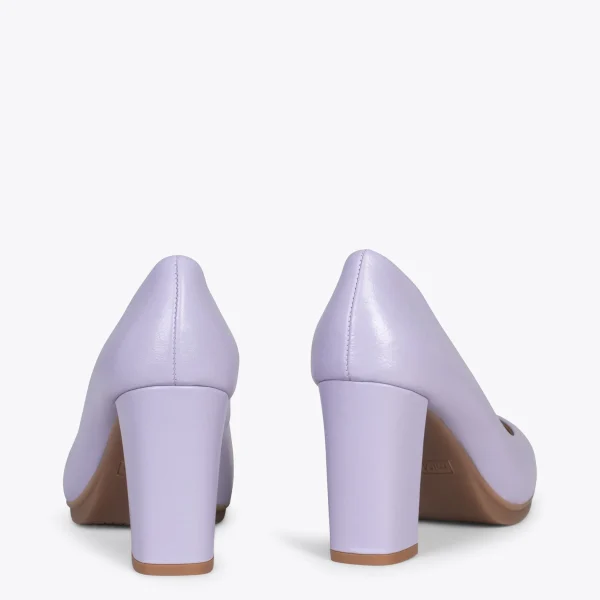 MiMaO ShopOnline URBAN SOIRÉE – Chaussures à Talon Haut En Cuir Nappa LILA 4