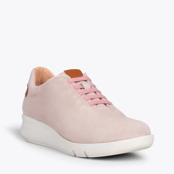 MiMaO ShopOnline FLY – Chaussures Décontractées à Talon Compensé NUDE 5