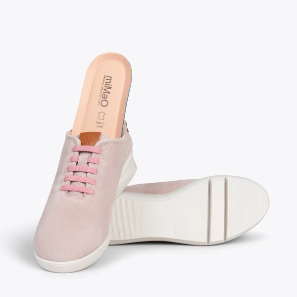 MiMaO ShopOnline FLY – Chaussures Décontractées à Talon Compensé NUDE 6