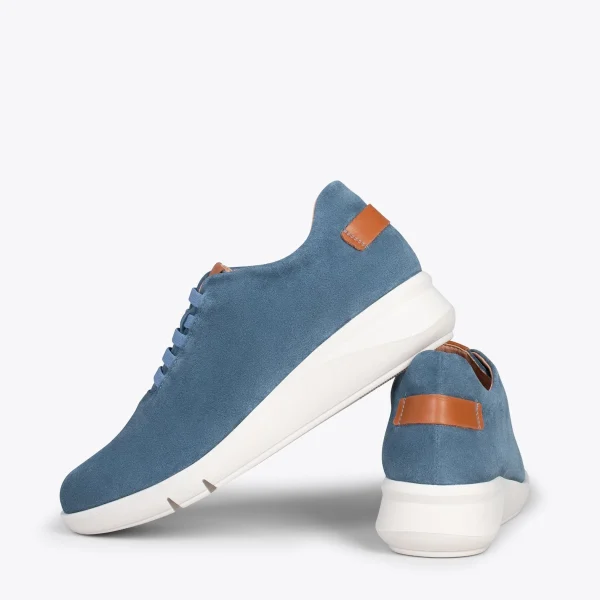 MiMaO ShopOnline FLY – Chaussures Décontractées à Talon Compensé JEANS 4