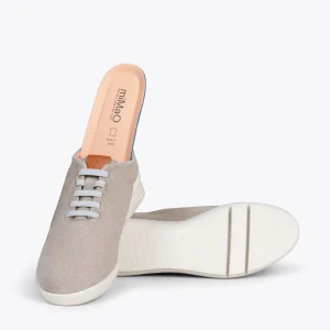 MiMaO ShopOnline FLY – Chaussures Décontractées à Talon Compensé TAUPE 17