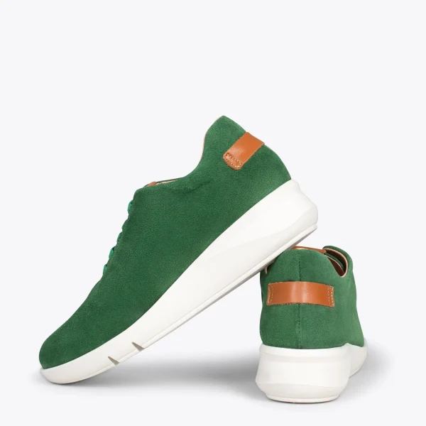 MiMaO ShopOnline FLY – Chaussures Décontractées à Talon Compensé VERT 4