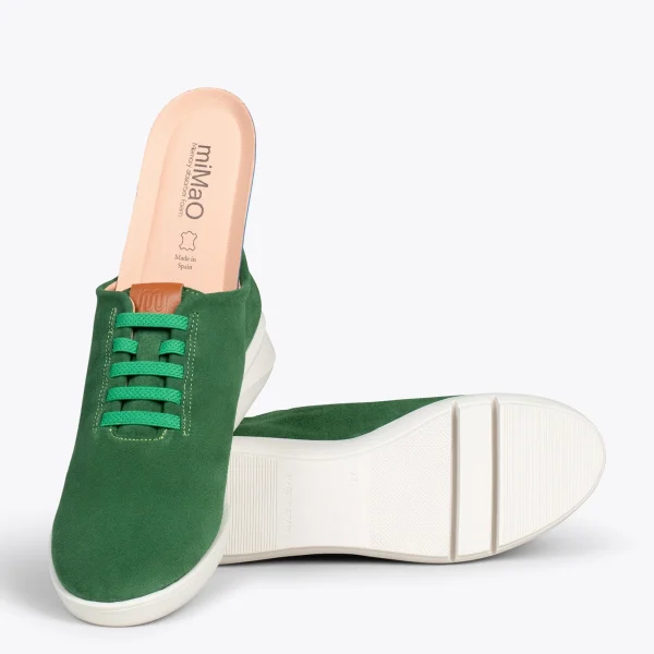 MiMaO ShopOnline FLY – Chaussures Décontractées à Talon Compensé VERT 6