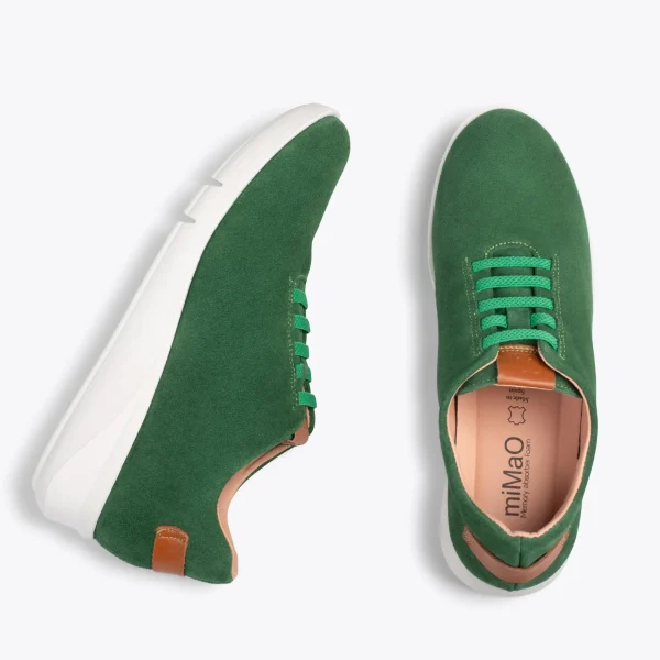 MiMaO ShopOnline FLY – Chaussures Décontractées à Talon Compensé VERT 3