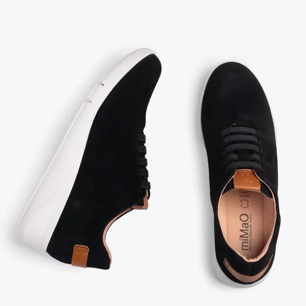 MiMaO ShopOnline FLY – Chaussures Décontractées à Talon Compensé NOIR 3