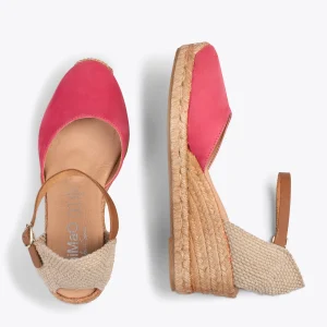 MiMaO ShopOnline ALTEA – Espadrilles à Talon Moyen FUCHSIA 10