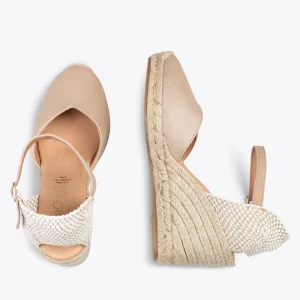 MiMaO ShopOnline NERJA – Espadrilles à Talon Haut BEIGE 10