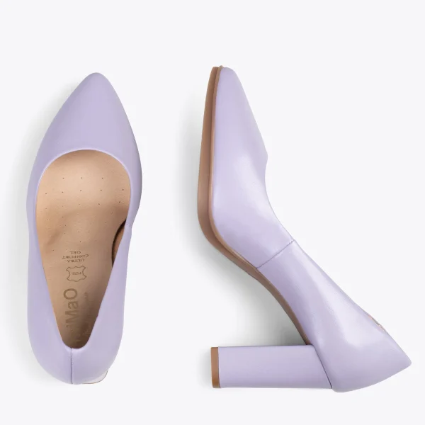 MiMaO ShopOnline URBAN SOIRÉE – Chaussures à Talon Haut En Cuir Nappa LILA 3
