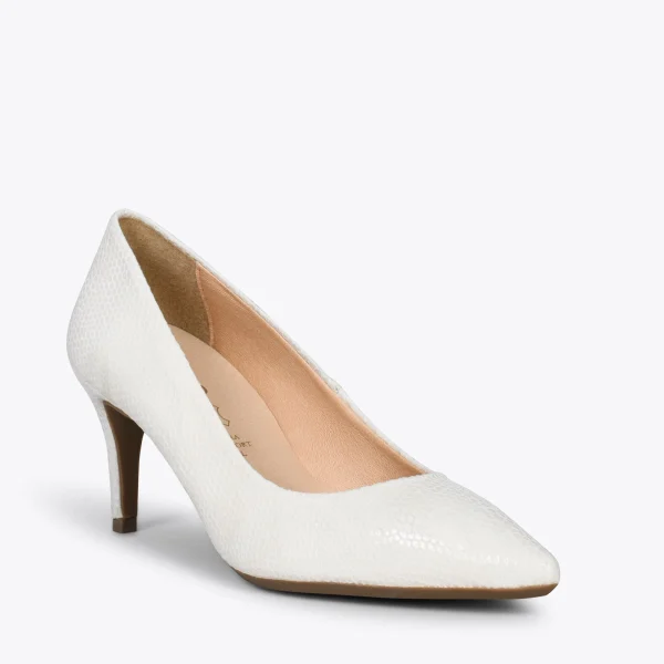 MiMaO ShopOnline STILETTO ROYAL – Chaussures à Talon Aiguille BLANC 5