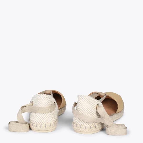 MiMaO ShopOnline ALGARVE – Espadrilles Plates Pour Femme SABLE 4