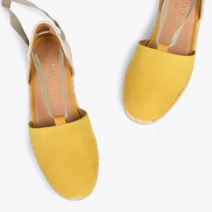 MiMaO ShopOnline ALGARVE – Espadrilles Plates Pour Femme JAUNE 11