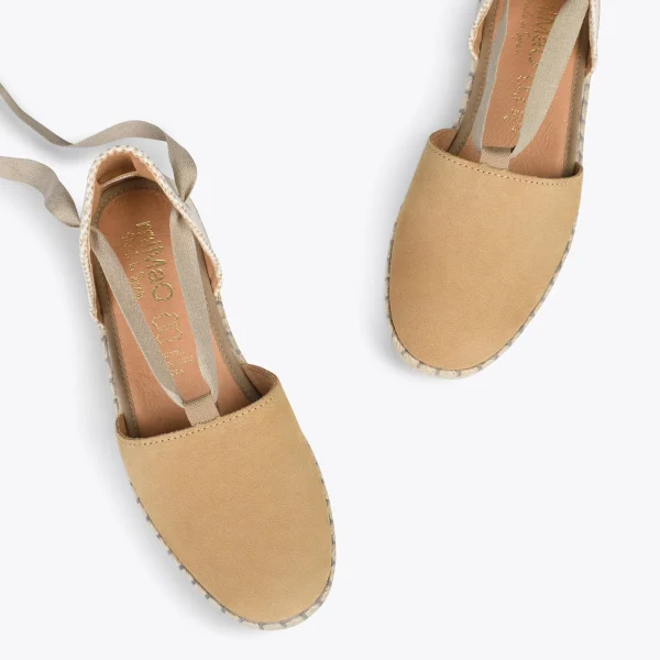 MiMaO ShopOnline ALGARVE – Espadrilles Plates Pour Femme SABLE 3
