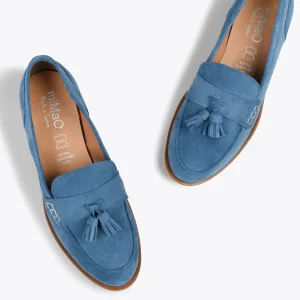 MiMaO ShopOnline CASTELLANO – Mocassins à Glands BLEU 11