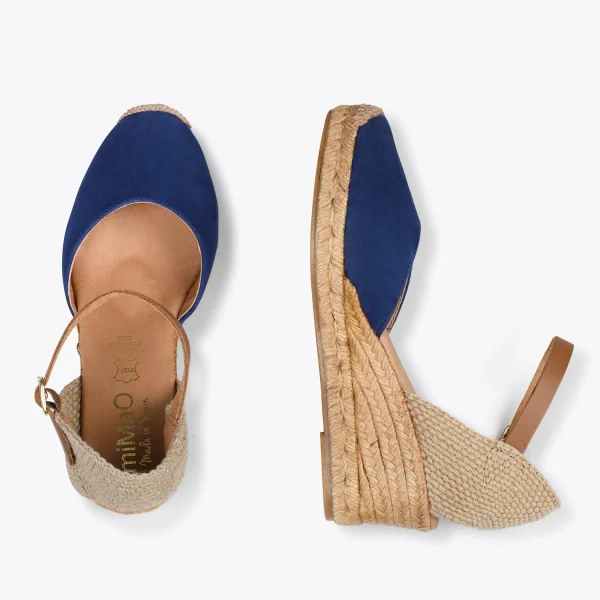 MiMaO ShopOnline ALTEA – Espadrilles à Talon Moyen BLEU MARINE 3