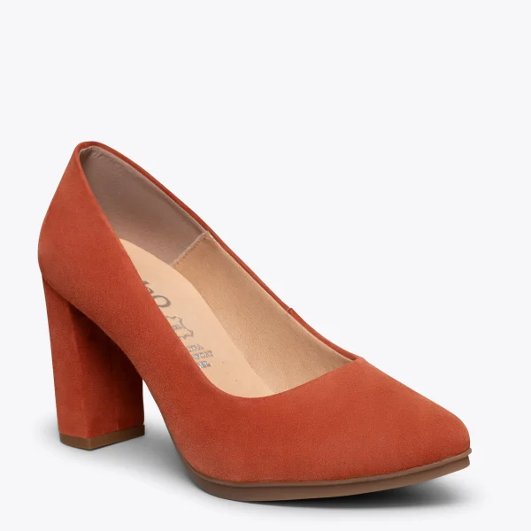 MiMaO ShopOnline URBAN – Chaussures à Talon Haut En Daim TUILE 5