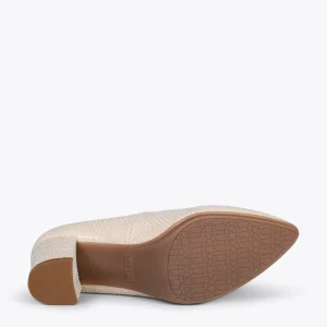 MiMaO ShopOnline URBAN S ROYAL – Chaussures à Talon Moyen BEIGE 17