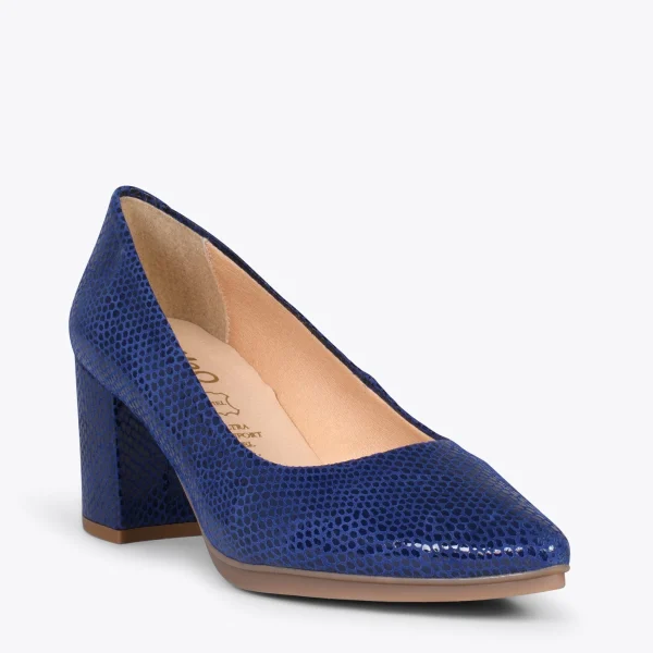 MiMaO ShopOnline URBAN S ROYAL – Chaussures à Talon Moyen BLEU 5