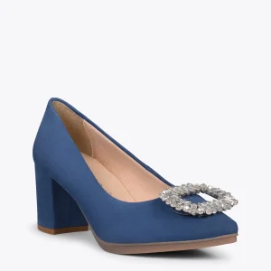 MiMaO ShopOnline URBAN S BIJOU – Chaussures à Talon Strass BLEU 15