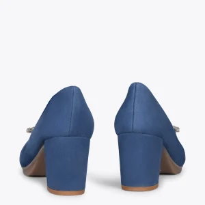 MiMaO ShopOnline URBAN S BIJOU – Chaussures à Talon Strass BLEU 13