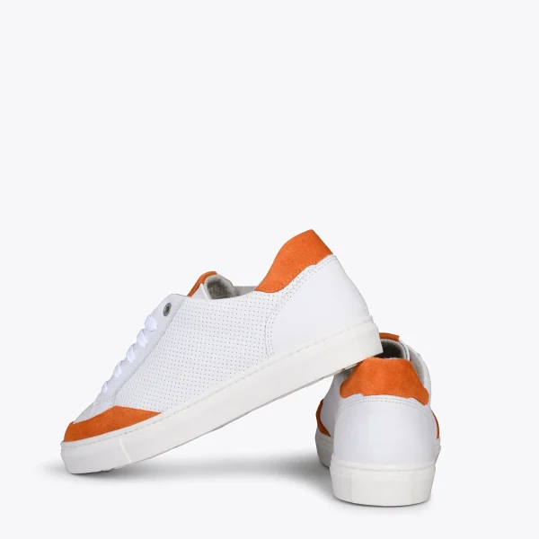 MiMaO ShopOnline SNEAKER MIL PUNTOS – Tennis Casual Pour Femme ORANGE 4