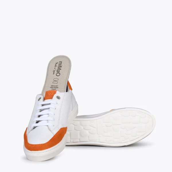 MiMaO ShopOnline SNEAKER MIL PUNTOS – Tennis Casual Pour Femme ORANGE 6