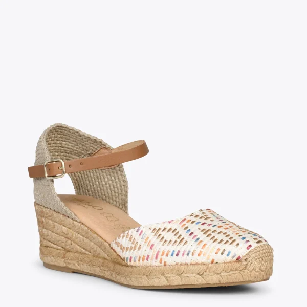 MiMaO ShopOnline JAVEA – Espadrilles Compensées En Raphia OS 5