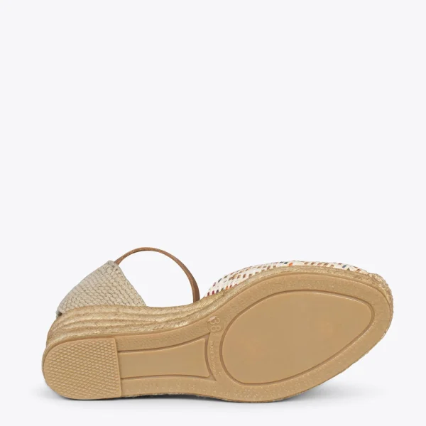 MiMaO ShopOnline JAVEA – Espadrilles Compensées En Raphia OS 6