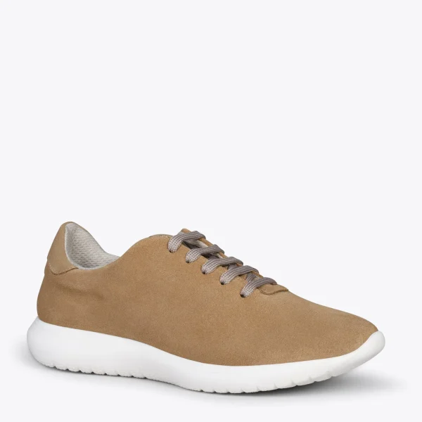 MiMaO ShopOnline WALK – Baskets Confortables Pour Femme SABLE 5