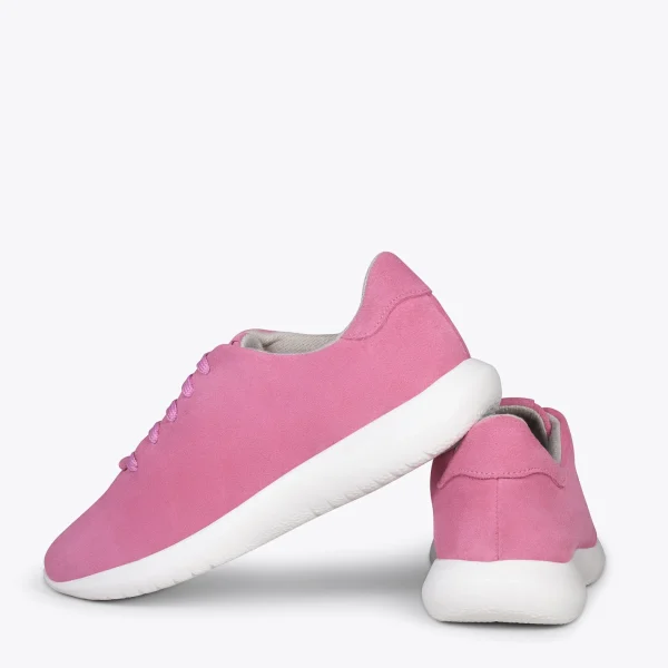MiMaO ShopOnline WALK – Baskets Confortables Pour Femme ROSE 4