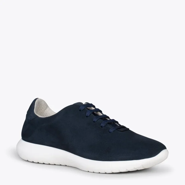 MiMaO ShopOnline WALK – Baskets Confortables Pour Femme BLEU MARINE 5