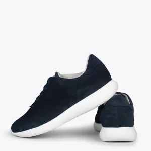 MiMaO ShopOnline WALK – Baskets Confortables Pour Femme BLEU MARINE 13