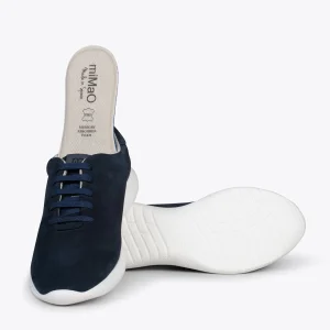 MiMaO ShopOnline WALK – Baskets Confortables Pour Femme BLEU MARINE 17