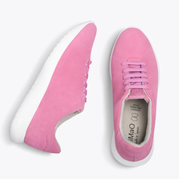 MiMaO ShopOnline WALK – Baskets Confortables Pour Femme ROSE 3