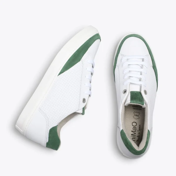 MiMaO ShopOnline SNEAKER MIL PUNTOS – Tennis Casual Pour Femme VERT 3