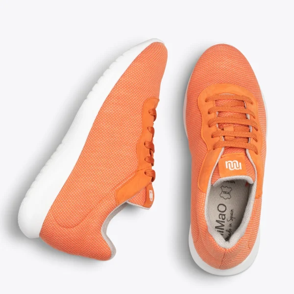 MiMaO ShopOnline YOGA – Baskets En Laine Mérinos ORANGE 3